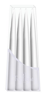 Taper Candles 10" - 4 pk White