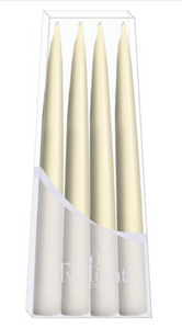 Taper Candles 10" - 4 pk Off White