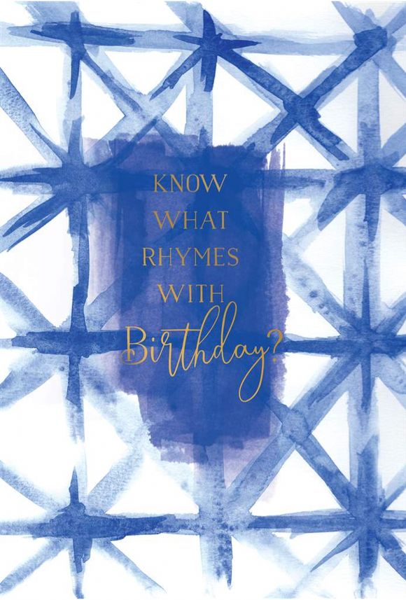 Birthday - Rhymes with...