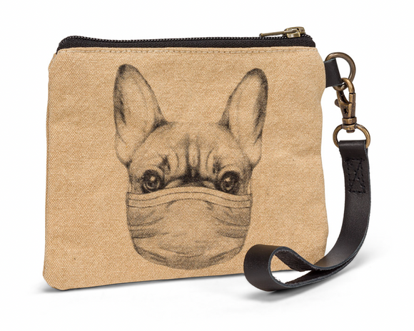 Zip Pouch with Strap - Dog