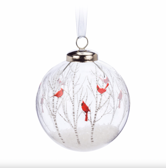 Cardinal in Trees Ornament