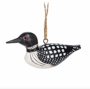 Carved Loon Ornament