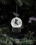 Men's Skates Snow Globe Ornament