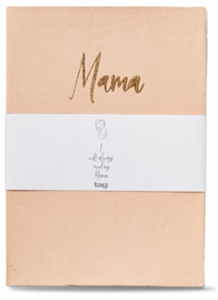 Artisan Made Plain Notebook - Mama