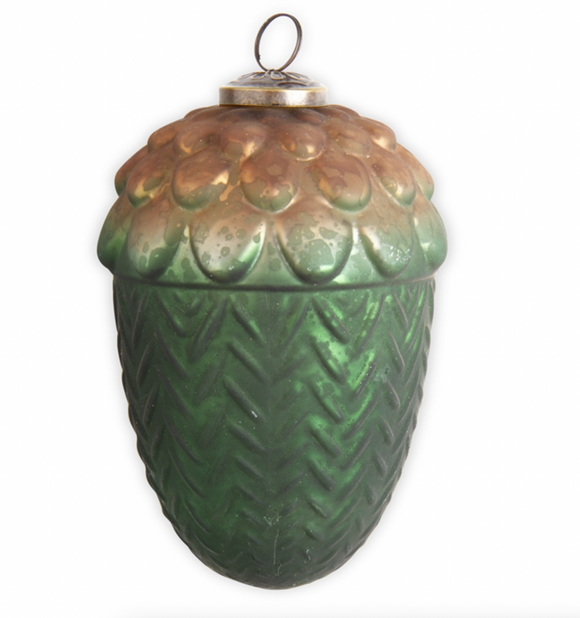 Burnished Pine Cone Ornament