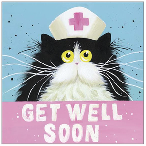Get Well - Cat Nurse