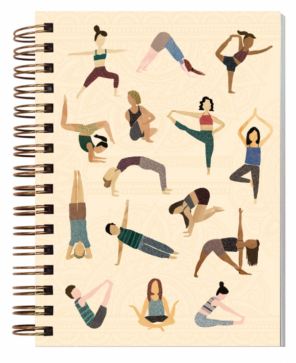 Spiral Lined Journal - Yoga