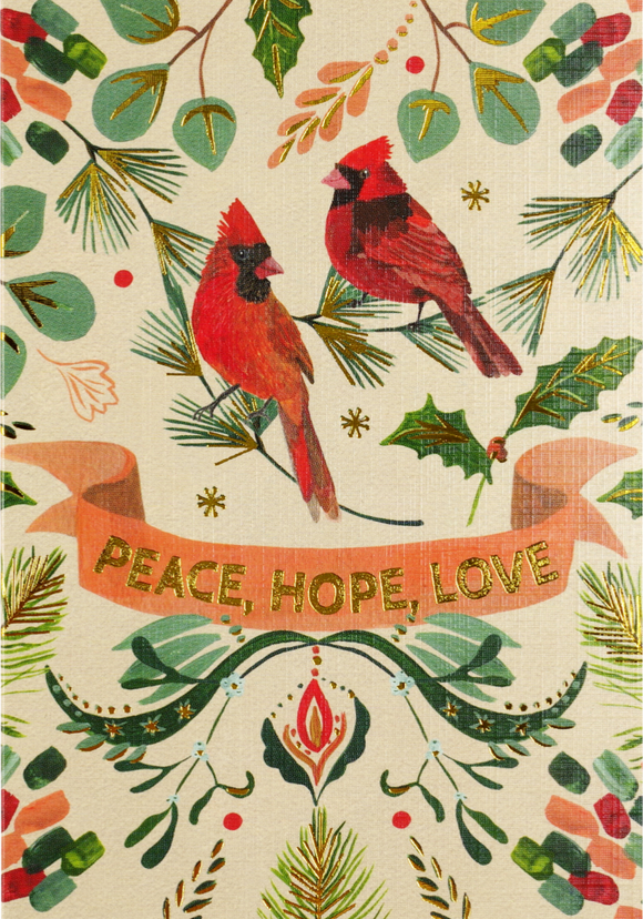 Boxed Holiday - Festive Cardinals