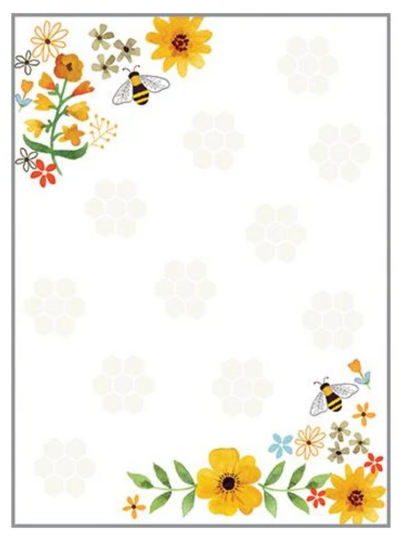 Mini Notepad - Bees