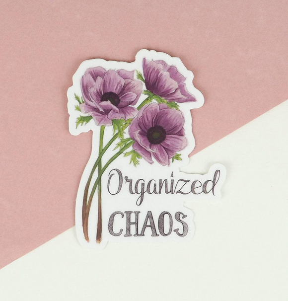 Organized Chaos Vinyl Sticker