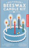 Birthday Candles - Multicolour Beeswax Candle Kit