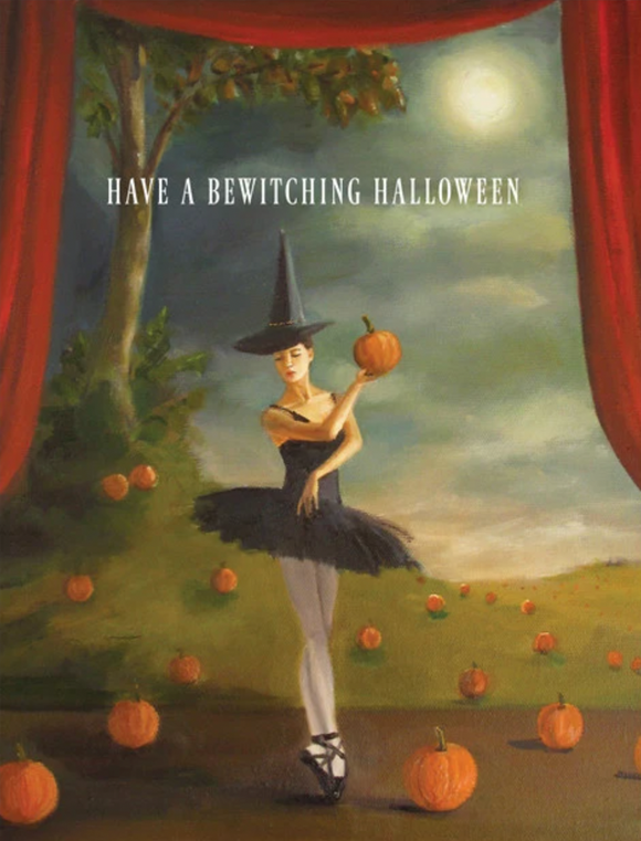 Halloween Card - Dance of the Pumpkin Patch