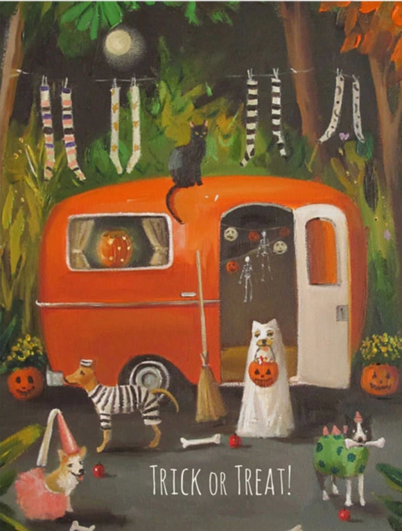 Halloween Card - The Dogs of Halloween