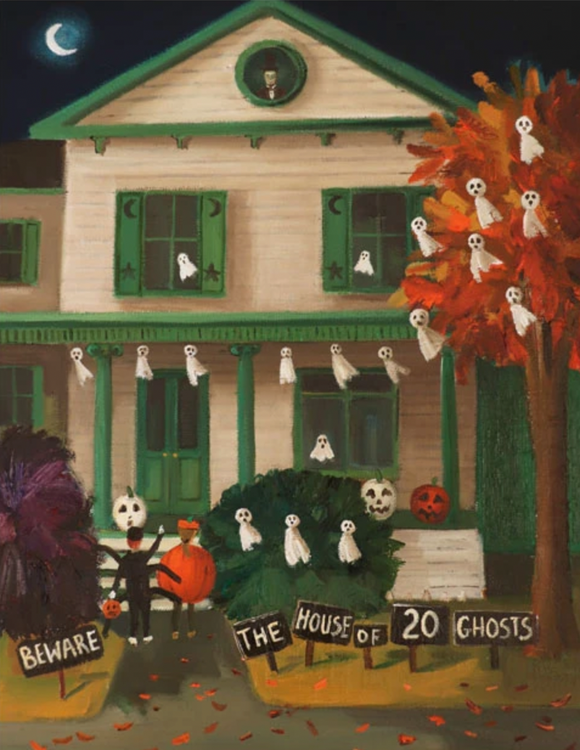 Halloween Card - The House of Twenty Ghosts