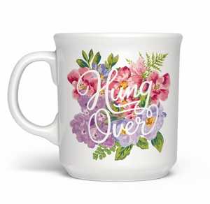 Hung Over Floral Mug