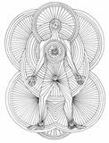 Chakras Colouring Book by Paul Heussenstamm