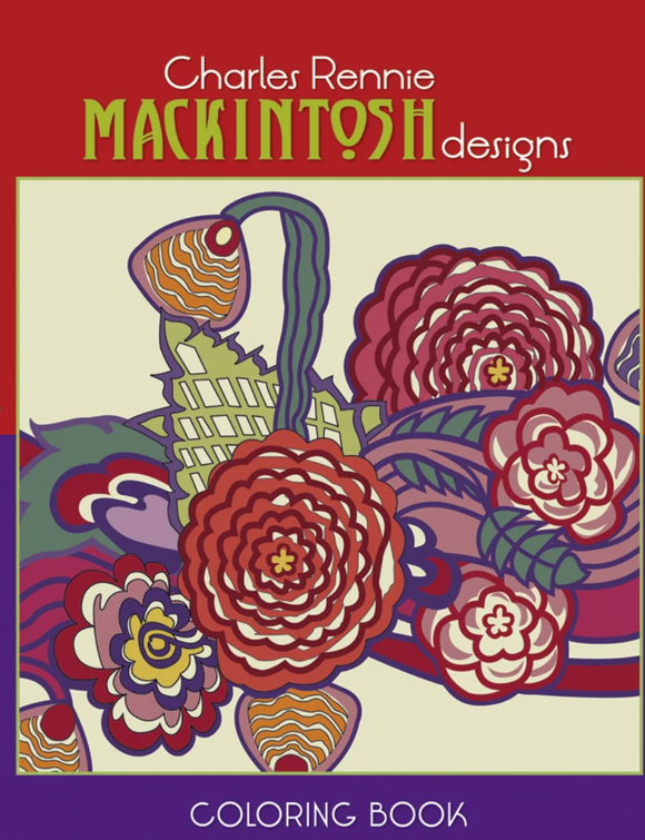 Charles Rennie Mackintosh Designs Colouring Book
