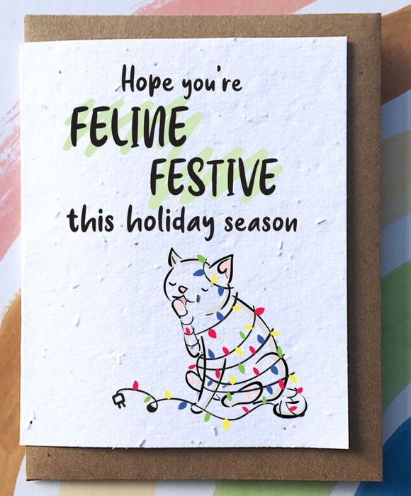Christmas - Feline Festive (Seedling Paper)