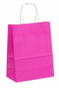 Neon Pink Gift Bag - Medium