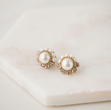 Lover's Tempo Empress Pearl Earrings: Pearl
