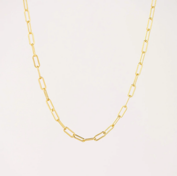 Lover's Tempo Boyfriend Necklace: Gold