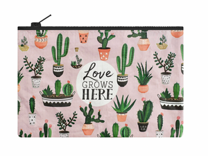 Love Grows Here Zip Pouch