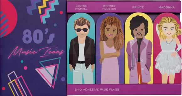 80's Music Icons Page Flags