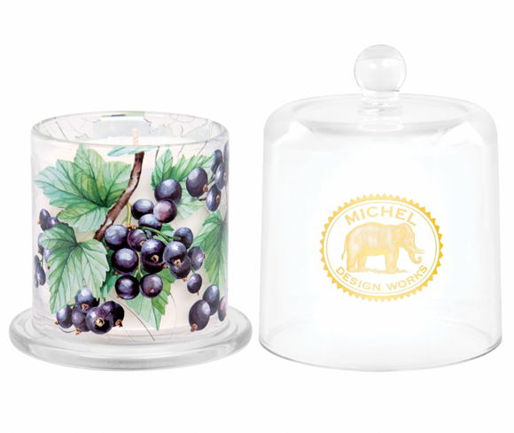 Cassis Scented Cloche Candle
