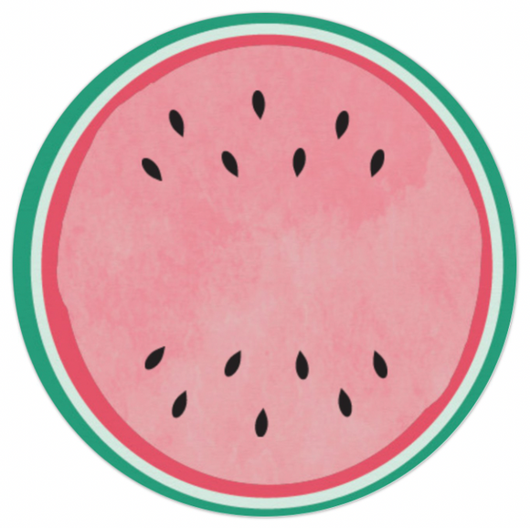 Watermelon Envelope Seals 12/pk