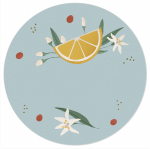 Lemons & Flowers Envelope Seals 12/pk