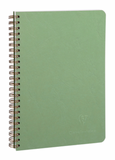 A4 Green Spiral Clairefontaine - Lined 8.5" x 11.75"