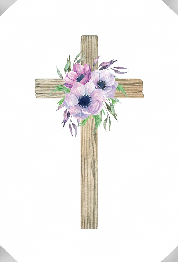 Easter - Flowers on Cross