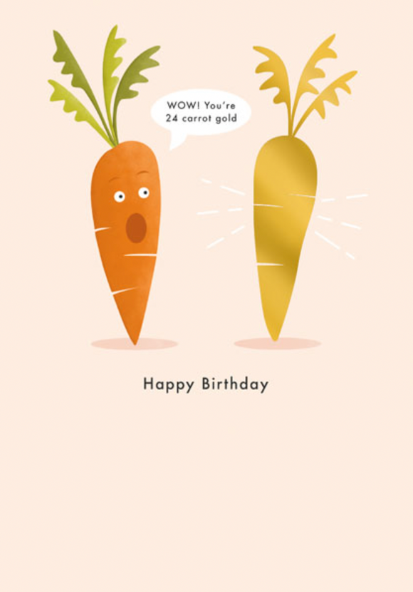 Birthday - 24 Carrot Gold