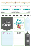 Planner Organization Stickers - Wedding