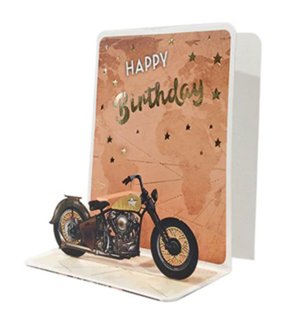Birthday Pop-Up - Motorcycle