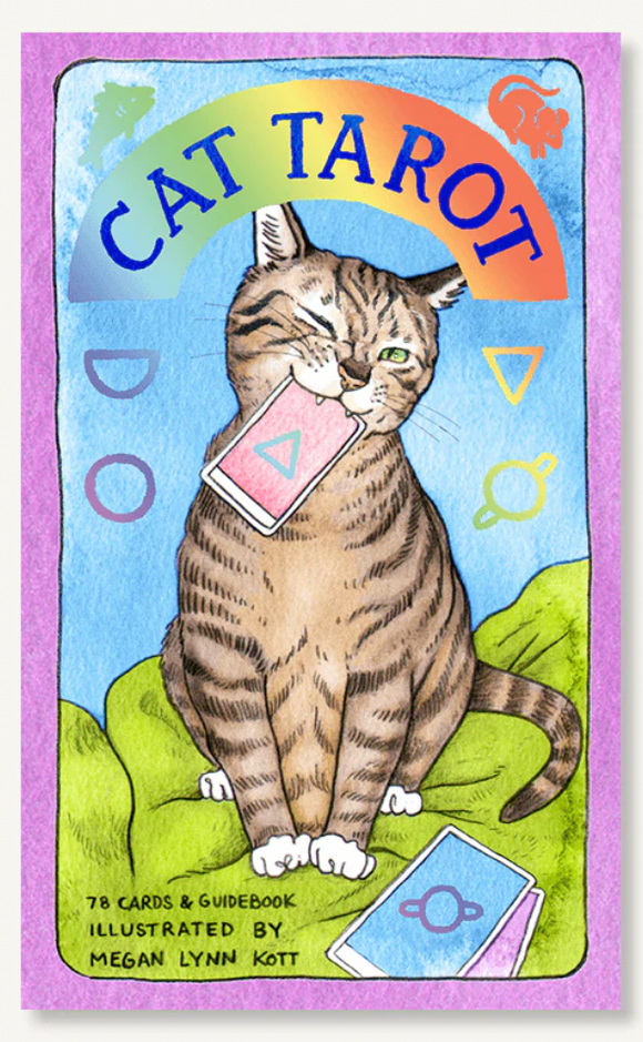 Cat Tarot Book & Card Set