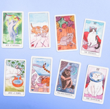 Cat Tarot Book & Card Set