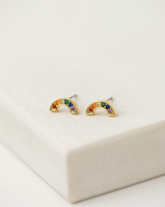 Lover's Tempo RIOT Earrings: Rainbow Stud