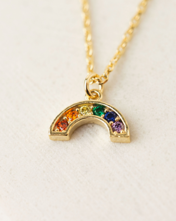 Lover's Tempo RIOT Necklace: Rainbow
