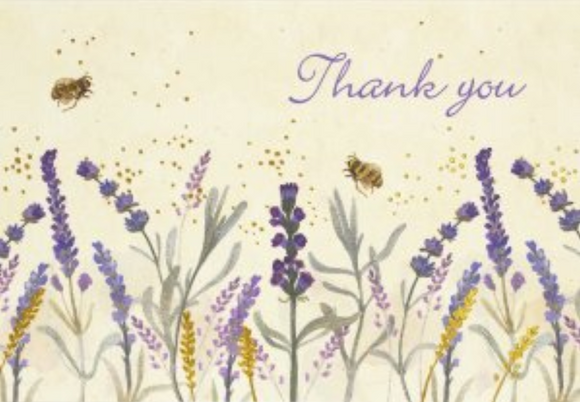 Boxed Thank You - Lavender and Honey