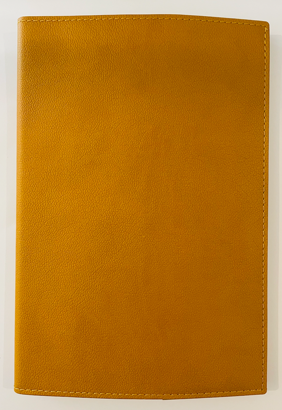 Leather Refillable Notebook - Honey Toscana