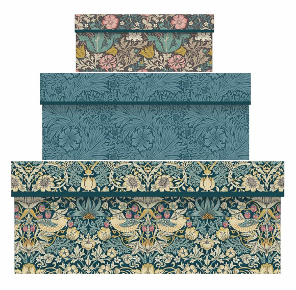 Stackable Gift Boxes - William Morris