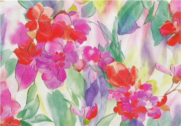 Boxed Notecards - Watercolour Petals