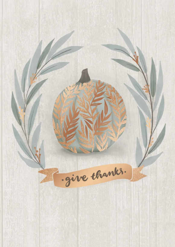 Thanksgiving - Laurel & Pumpkin