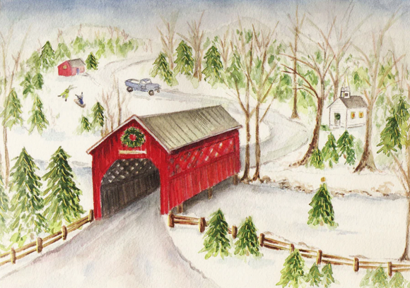 Boxed Holiday - Covered Bridge