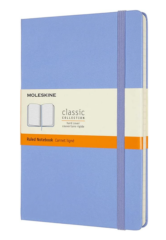 Moleskine Pocket Ruled Notebook - Hydrangea Blue