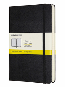 Moleskine LG Squared Notebook - Black
