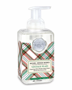 Michel Design Foaming Soap - Vintage Plaid