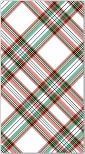 Michel Design Guest Napkin - Vintage Plaid