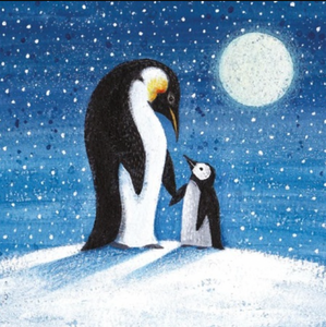 Boxed Holiday - Moonlit Penguins